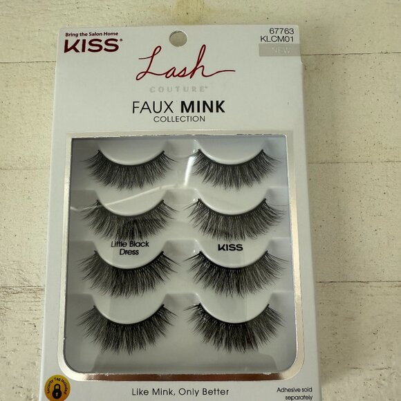 KISS Lash Couture Faux Mink Collection | “Little Black Dress” | (4 Pairs) | NEW - Picture 1 of 2